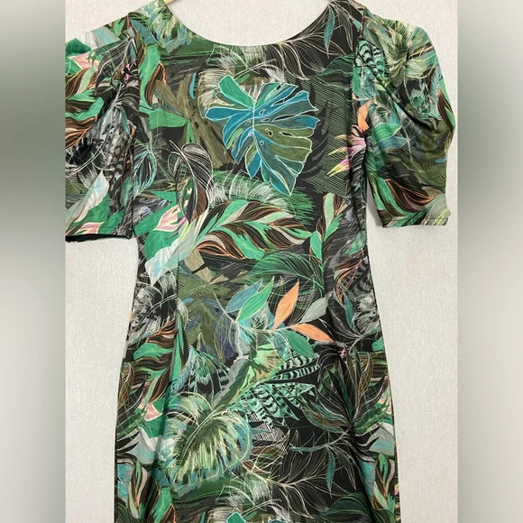 Nadya Toto Jungle Print Bodycon Dress Sz M - Picture 5 of 14